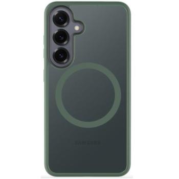 Tactical MagForce Hyperstealth Samsung Galaxy S25 hátlap tok, áttetsző/sötétszöld kép