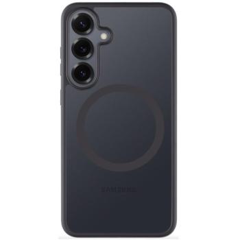 Tactical MagForce Hyperstealth Samsung Galaxy S25 hátlap tok, áttetsző/sötétszürke kép