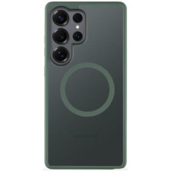 Tactical MagForce Hyperstealth Samsung Galaxy S25 Ultra hátlap tok, áttetsző/sötétszöld kép