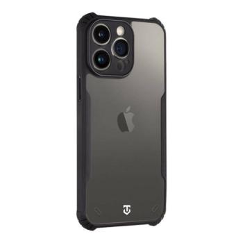 Tactical Quantum Stealth Apple iPhone 14 Pro Max hátlap tok, átlátszó/fekete kép