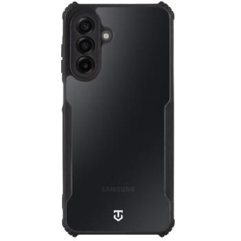 Tactical Quantum Stealth Samsung Galaxy A17 hátlap tok, átlátszó/fekete kép