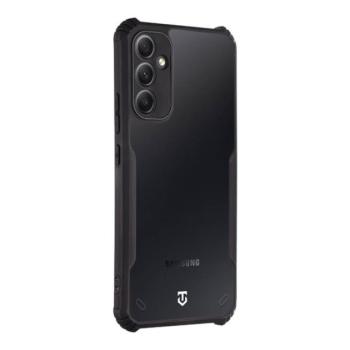 Tactical Quantum Stealth Samsung Galaxy A34 5G hátlap tok, átlátszó/fekete kép