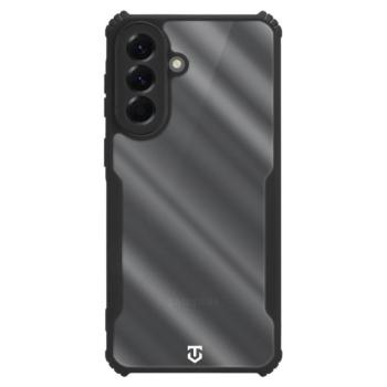 Tactical Quantum Stealth Samsung Galaxy A57 hátlap tok megerősített sarokkal, átlátszó/fekete kép