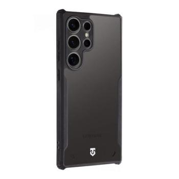 Tactical Quantum Stealth Samsung Galaxy S24 Ultra hátlap tok, átlátszó/fekete kép