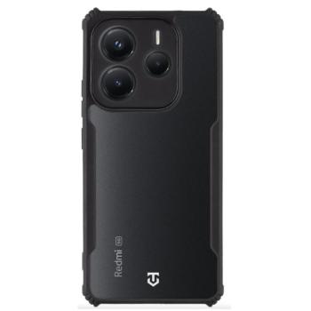 Tactical Quantum Stealth Xiaomi Redmi Note 14 5G hátlap tok, átlátszó/fekete kép