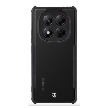 Tactical Quantum Stealth Xiaomi Redmi Note 14 Pro 5G / Poco X7 hátlap tok, átlátszó/fekete kép