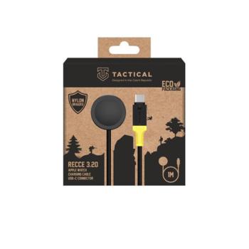 Tactical Recce 3:20 Apple Watch töltőkábel, fekete/sárga kép
