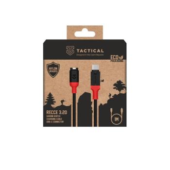 Tactical Recce 3:20 Garmin USB-C töltőkábel, fekete/piros kép