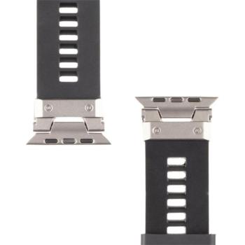 Tactical Tough Band Apple Watch Ultra mágneses szilikon szíj, fekete kép