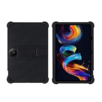 TCL NxtPaper 11 Plus (11.5), Szilikon tok, közepesen ütésálló, kitámasztóval, Defender, fekete kép