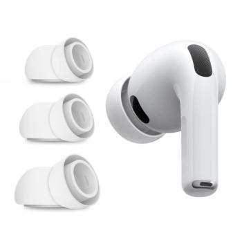 Tech-Protect Apple Airpods Pro 3 gumiharang csomag, fehér (3db) kép