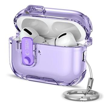 Tech-Protect Bounce Pro AirPods Pro 3 tok, karabinerrel, lila kép