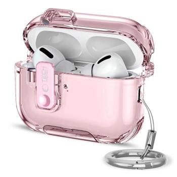 Tech-Protect Bounce Pro AirPods Pro 3 tok, karabinerrel, rózsaszín kép