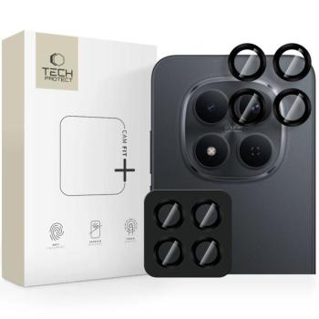 Tech-Protect Camring FIT+ Xiaomi Redmi Note 15 Pro 5G / 15 Pro Plus / Poco M8 Pro kameravédő üvegfólia, fekete kép