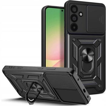 Tech-Protect Camshield Pro Samsung Galaxy A57 strapabíró tok kameravédelemmel, kitámasztóval, fekete kép