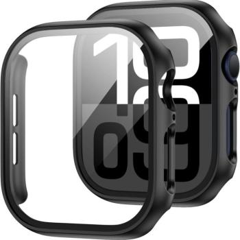Tech-Protect Defense360 Apple Watch 11 / Watch 10 46mm ütésálló tok kijelzővédelemmel, fekete kép