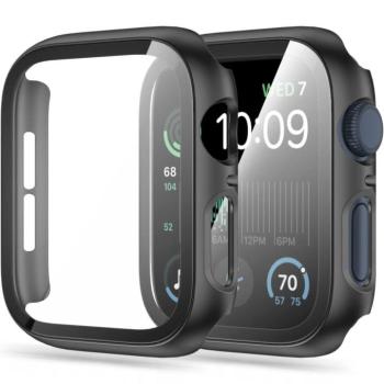 Tech-Protect Defense360 Apple Watch 4 / 5 / 6 / SE / SE2 / SE3 (40mm) ütésálló tok kijelzővédelemmel, fekete kép