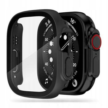 Tech-Protect Defense360 Apple Watch Ultra 3 / 2 / 1 ütésálló tok kijelzővédelemmel, fekete kép