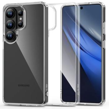 Tech-Protect Flexair Hybrid Samsung Galaxy S26 Ultra hátlap tok, megerősített sarok, átlátszó kép