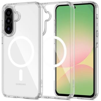Tech-Protect Flexair Samsung Galaxy A37 hátlap tok, megerősített sarok, MagSafe, átlátszó-fehér kép