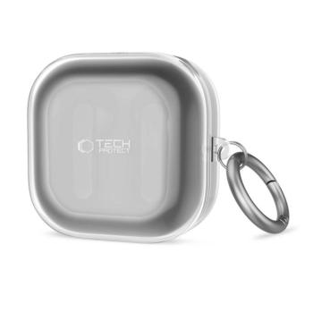 Tech-Protect FlexAir Samsung Galaxy Buds 4 / Buds 4 Pro tok, karabinerrel, átlátszó kép