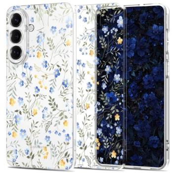 Tech-Protect Flexair Samsung Galaxy S26 hátlap tok, virág minta kép