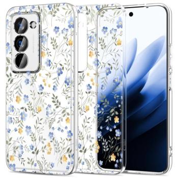 Tech-Protect Flexair Spring Flowers Xiaomi Redmi 15 4G / Redmi 15 5G tok, virág minta, átlátszó kép