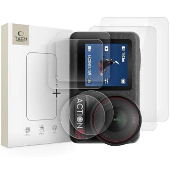 Tech-Protect Glass Fit+ DJI Osmo Action 5 Pro kijelzővédő üvegfólia, átlátszó (2db) kép