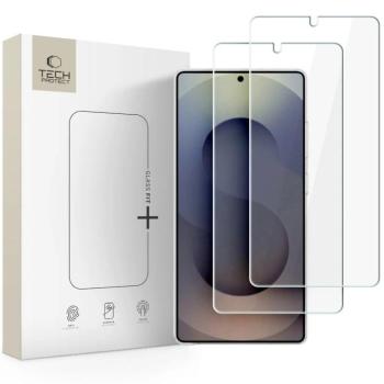 Tech-Protect Glass Fit+ Samsung Galaxy S26 Ultra kijelzővédő üvegfólia, átlátszó (2db) kép