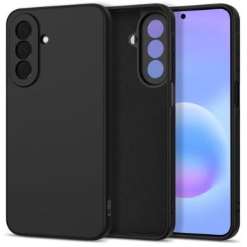 Tech-Protect Icon Samsung Galaxy A27 szilikon tok mikroszálas béléssel, fekete kép