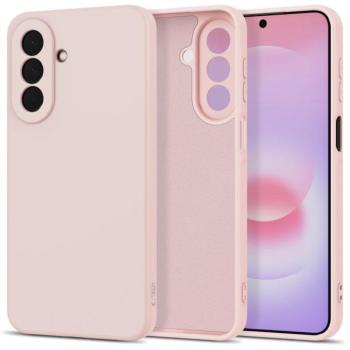 Tech-Protect Icon Samsung Galaxy A27 szilikon tok mikroszálas béléssel, rózsaszín kép