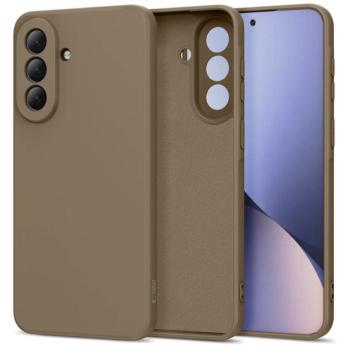 Tech-Protect Icon Samsung Galaxy A37 szilikon tok mikroszálas béléssel, barna kép