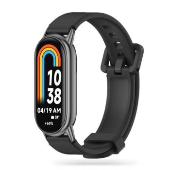 Tech-Protect IconBand Pro Xiaomi Mi Smart Band 10 / Band 9 / Band 8 szilikon szíj, fekete kép