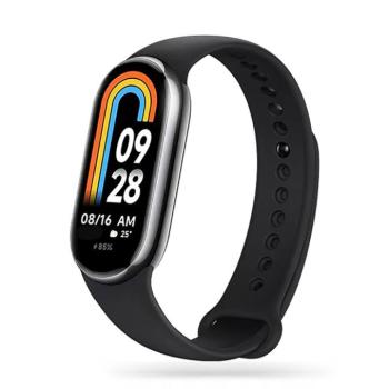 Tech-Protect IconBand Xiaomi Mi Smart Band 10 / Band 9 / Band 8 szilikon szíj, fekete kép