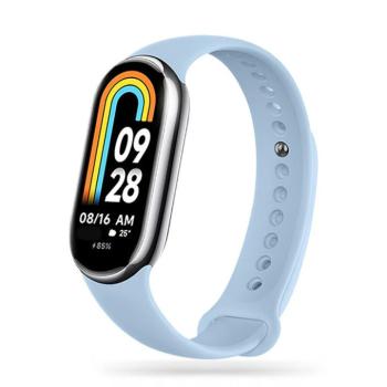 Tech-Protect IconBand Xiaomi Mi Smart Band 10 / Band 9 / Band 8 szilikon szíj, világoskék kép