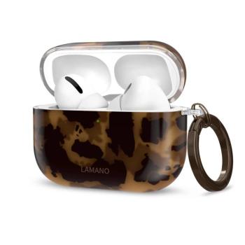 Tech-Protect Lamano AirPods Pro 2 / Pro 1 tok karabinerrel, Panther, párduc minta kép