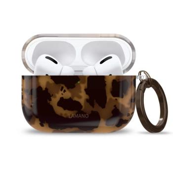 Tech-Protect Lamano AirPods Pro 3 tok karabinerrel, Panther, párduc minta kép