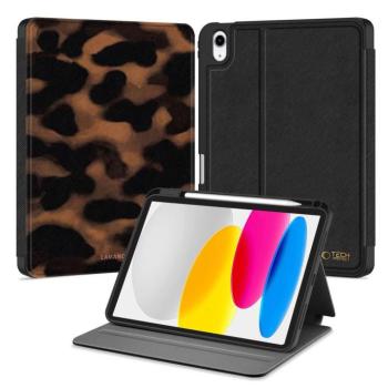 Tech-Protect Lamano Apple iPad Air 11 (2025 / 2024) / Air 5 / 4 mappa tok, Panther, párduc minta kép