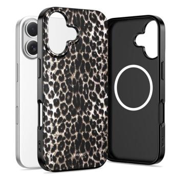 Tech-Protect Lamano Apple iPhone 17 hátlap tok, MagSafe, Leopárd minta kép