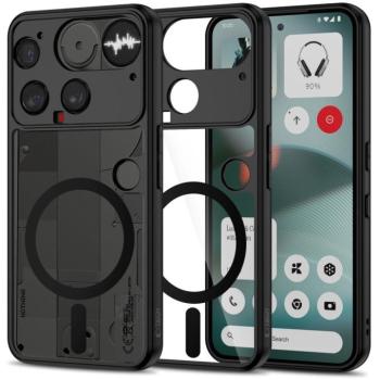 Tech-Protect Magmat Nothing Phone 3 hátlap tok, MagSafe, fekete kép