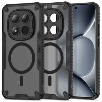 Tech-Protect Rugged Shield Xiaomi Redmi Note 15 Pro Plus 5G / Poco M8 Pro ütésálló tok, MagSafe, fekete kép