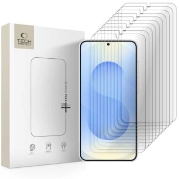 Tech-Protect Samsung Galaxy S26 tempered glass kijelzővédő üvegfólia csomag, átlátszó (10db) kép