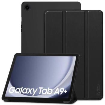 Tech-Protect Samsung Galaxy Tab A9+ Plus (11.0) SM-X210 / X215 / X216 oldalra nyíló, mappa tok, fekete kép