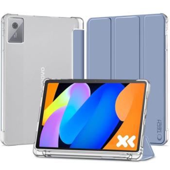 Tech-Protect SC Pen Hybrid Lenovo Idea Tab 11" / K11 2.gen oldalra nyíló, kitámasztható mappa tok, kék-átlátszó kép