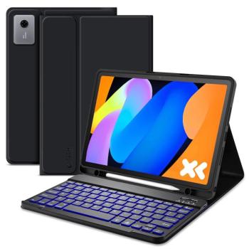 Tech-Protect SC Pen Lenovo Idea Tab 11" / K11 2.gen oldalra nyíló, kitámasztható mappa tok billentyűzettel, fekete kép