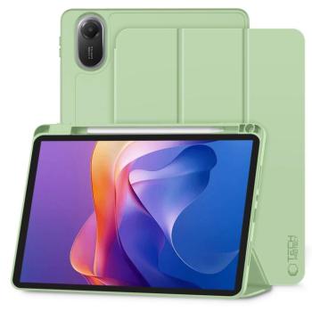 Tech-Protect SC Pen Xiaomi Redmi Pad 2 11&quot; oldalra nyíló, kitámasztható mappa tok ceruza tartóval, matcha zöld kép