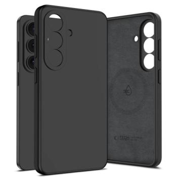 Tech-Protect Silicone Samsung Galaxy S26 Plus szilikon tok, MagSafe, fekete kép