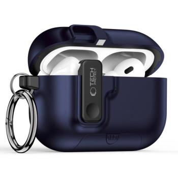 Tech-Protect Slim Hook AirPods Pro 3 strapabíró tok karabinerrel, kék kép