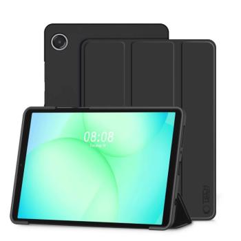Tech-Protect Smartcase Samsung Galaxy Tab A11 / Tab A9 oldalra nyíló, kitámasztható mappa tok, fekete kép