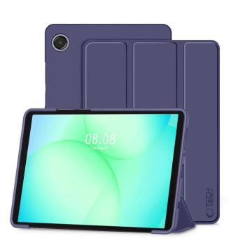 Tech-Protect Smartcase Samsung Galaxy Tab A11 / Tab A9 oldalra nyíló, kitámasztható mappa tok, kék kép